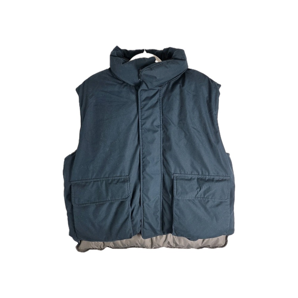 VTG Cabelas Premier Northern Goose Down Green Full Zip VEST Jacket Mens XL‎